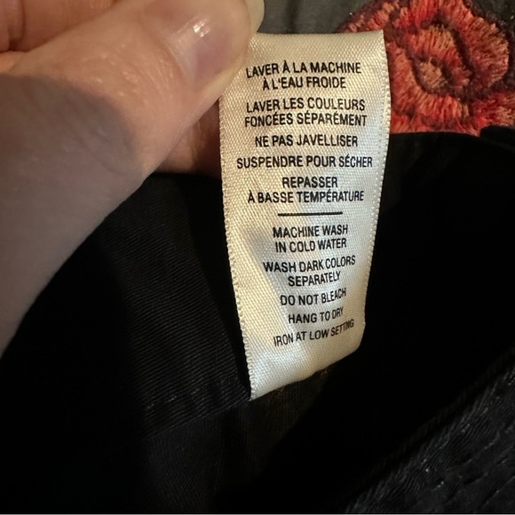 Jacob Black Button Accented Fitted Pants Sz 4 Office Business Casual Work Pants - Picture 10 of 10